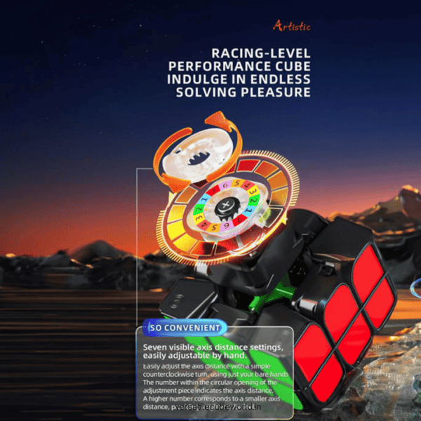 QiYi Smart Cube 3x3 Bluetooth Puzzle - AI-Enhanced Speedcubing, Real-Time Feedback, 48 Magnets, Long-Lasting Battery, Perfect for Beginners & Advanced Solvers