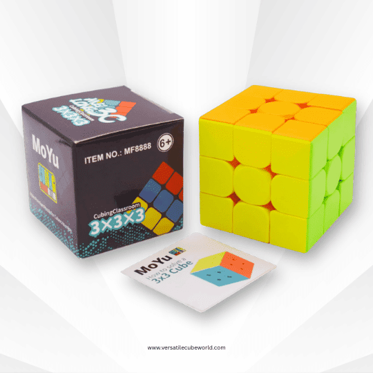 MoYu MeiLong 3x3 Speed Cube | Smooth & Fast Turning Magic Puzzle | Beginner Friendly Stickerless Speed Cube | Durable Educational Toy for Kids & Adults