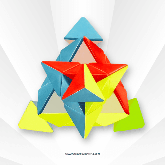 MoYu Pyraminx Speed Cube Stickerless _ Smooth Turning Triangle Puzzle _ Brain Teaser Magic Cube for Kids & Adults _ Fast Speedcubing Pyraminx (2)