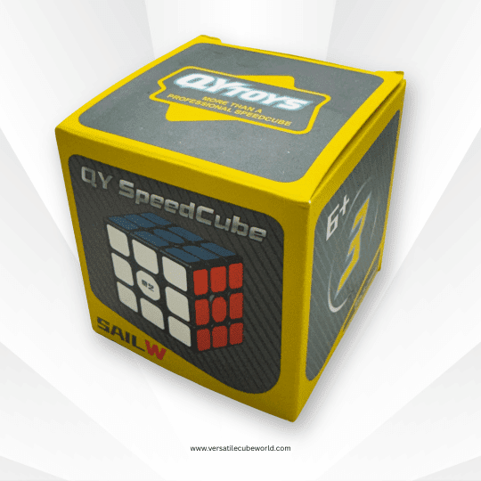 QiYi Sail W 3x3 Speed Cube | Smooth Turning Magic Puzzle | Beginner Friendly Non-Magnetic Rubik’s Cube | Durable Stickered Cube for Kids & Adults